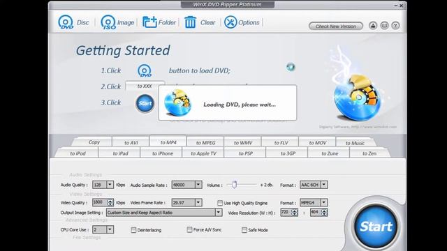 WinX DVD Ripper Platinum V6.3.5 смотреть онлайн