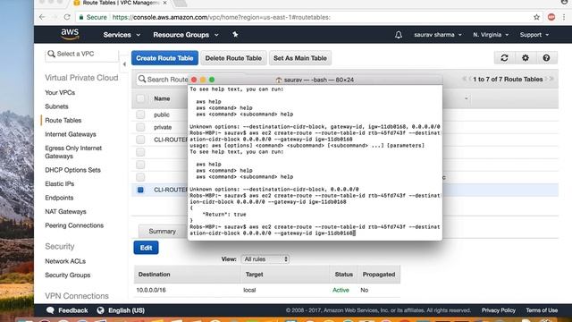 AWS CLI Deep Dive: Create a VPC, Subnets, Route Table, Instance with CLI смотреть онлайн