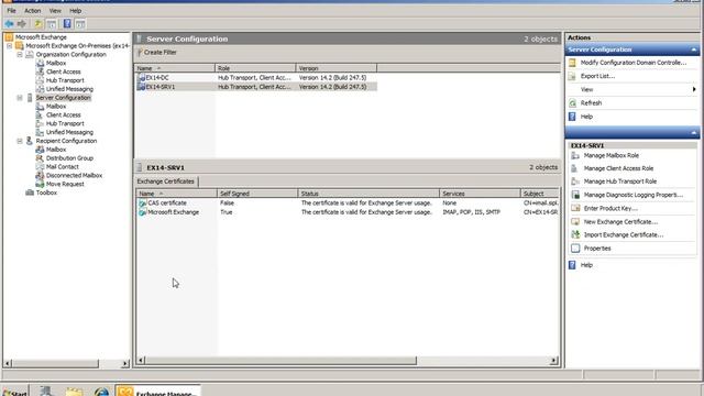 SAN certificate in Exchange 2010 SP2 Part-II смотреть онлайн