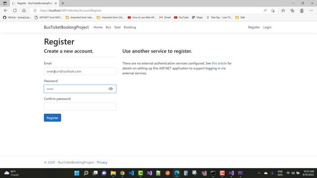 Run and Download Bus Ticket Booking Project in ASP.NET CORE смотреть онлайн