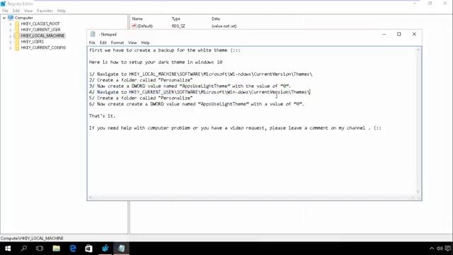 How To Enable Windows 10 black Theme смотреть онлайн