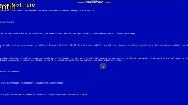 BSOD in Windows 7 Simulator смотреть онлайн