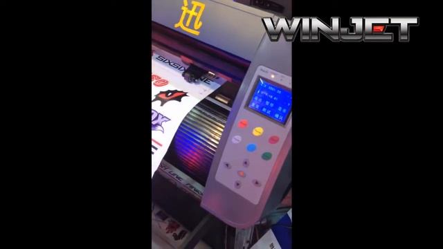 vinyl cutting plotter cutting material from sales@winjets com смотреть онлайн