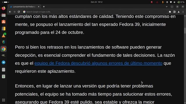 Lanzamiento de Fedora Linux 39 retrasado debido a errores de último momento смотреть онлайн