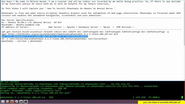How To Install Phantomjs On Ubuntu 16 Xenial Xerus смотреть онлайн