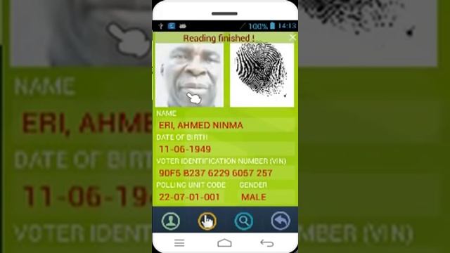 Accreditation process Using smart card reader, INEC Nigeria 2019 election смотреть онлайн