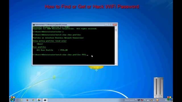 Finding Your WiFi Password From Within Windows 7 смотреть онлайн
