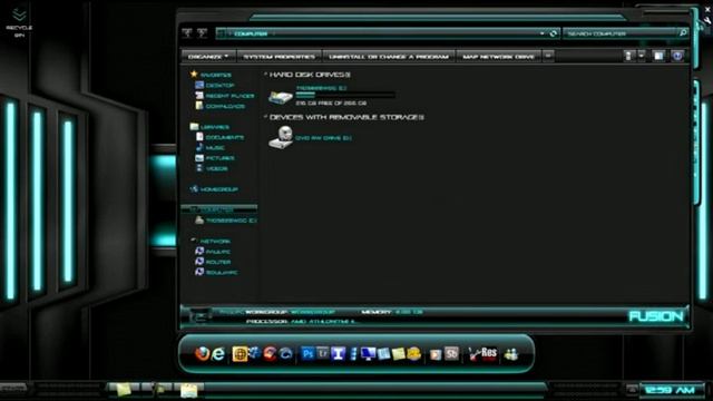 Fusion Top Windows 7 Theme смотреть онлайн
