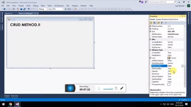 How To Create CRUD Method Using Architecture In C# And SQL Server Part 1 смотреть онлайн
