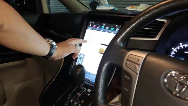 head unit Tesla alphard смотреть онлайн
