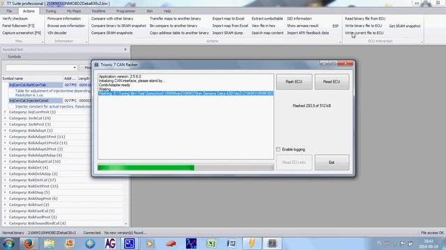 Trionic T7 Can Flasher error смотреть онлайн