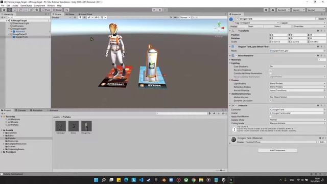 สร้างแอป AR ด้วย Unity 2020 + Vuforia ทั้งแบบ maker-based และ markerless смотреть онлайн