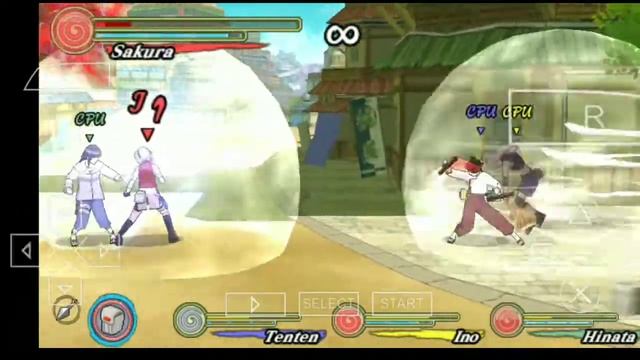 Naruto Shippuden Ultimate Ninja Heroes 3 (Sakura vs Tenten vs Hinata vs Ino) Android смотреть онлайн