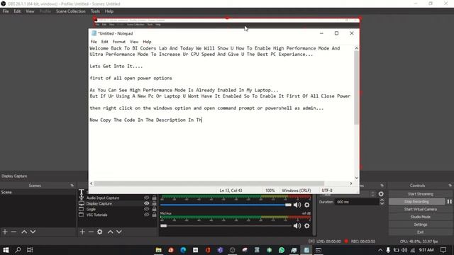 How To Enable Ultimate Performance Mode [Better Performance On Windows 10] - BI Coders смотреть онлайн