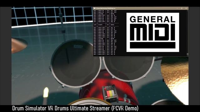 MIDI interface with VR Drums Ultimate Streamer (App) #vr смотреть онлайн