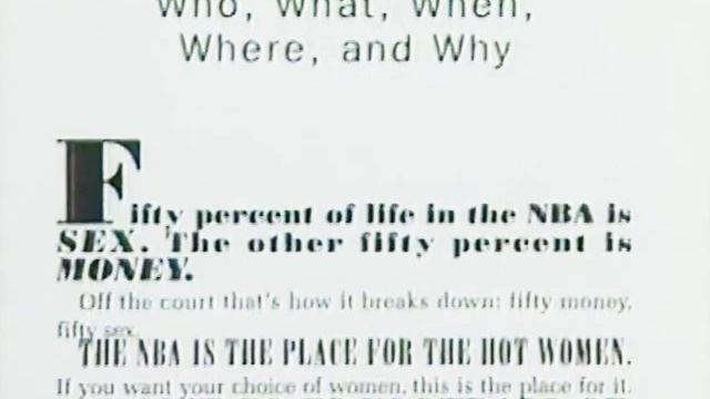 Dennis Rodman's night out to show how some women chase NBA players (1996) смотреть онлайн