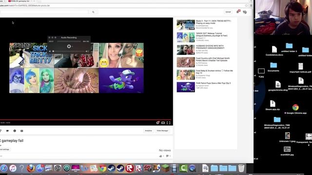 How to get face cam and screen rec on iMac +bonus fail video! смотреть онлайн