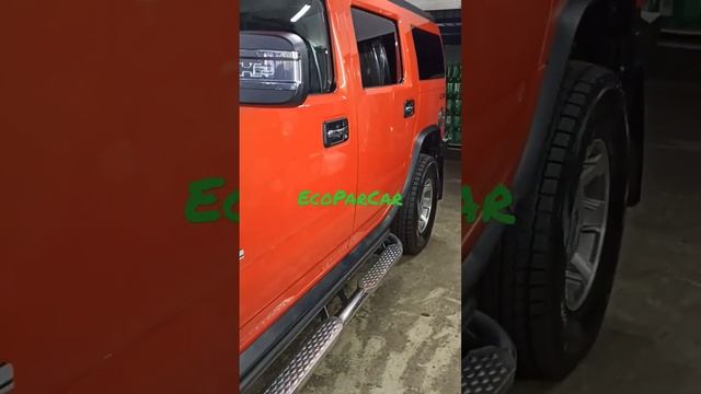 Hummer H2 Легкая полировка + Fusso Coat (твердый воск) смотреть онлайн