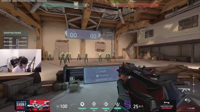 HOW TENZ MOVES ON CS:GO VS VALORANT смотреть онлайн