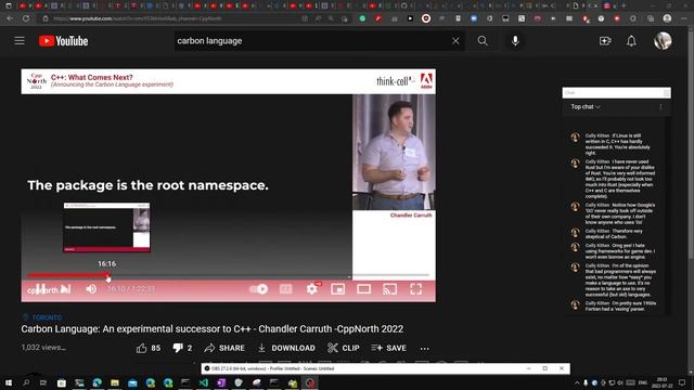 LOL. Some people quote my video. Google's Carbon Language? смотреть онлайн