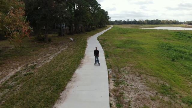 First "Drone Follow me/ Tracker test" on Segway Ninebot S. No sound смотреть онлайн