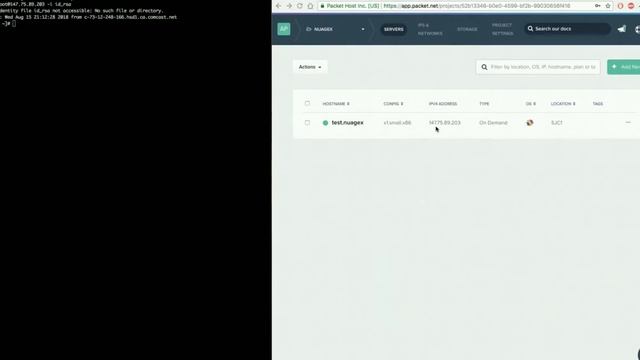 Deploying VRS agent VM on packet.net with NuageX - Public Users Only смотреть онлайн