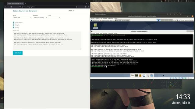 Debian Linux - Optimiza su sources.list y mejora tus descargas смотреть онлайн