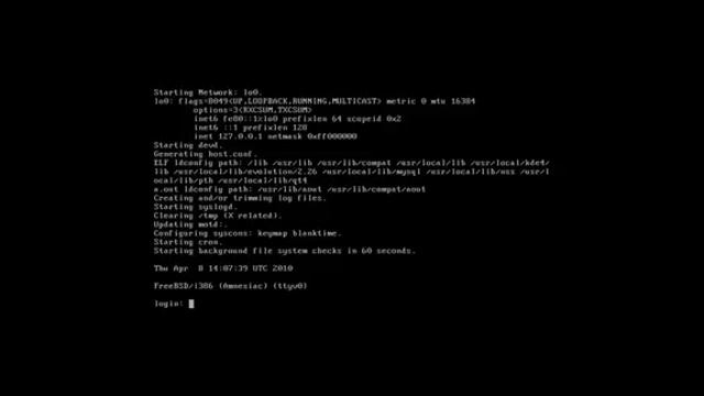 Instalacion de FreeBSD 8.0 Release смотреть онлайн