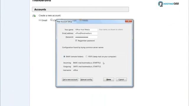 Podesavanje Mozilla Thunderbird Email klijenta Hosting022 смотреть онлайн