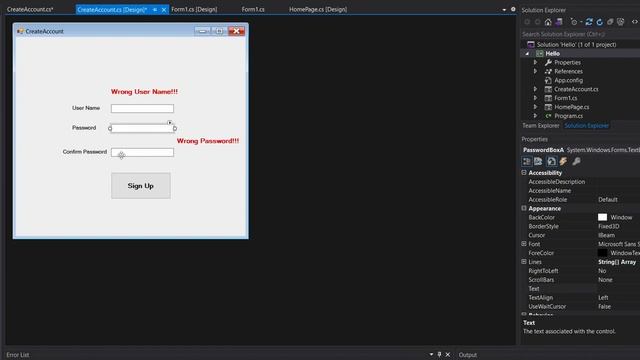 Create Account Screen Windows Forms | sohar university смотреть онлайн