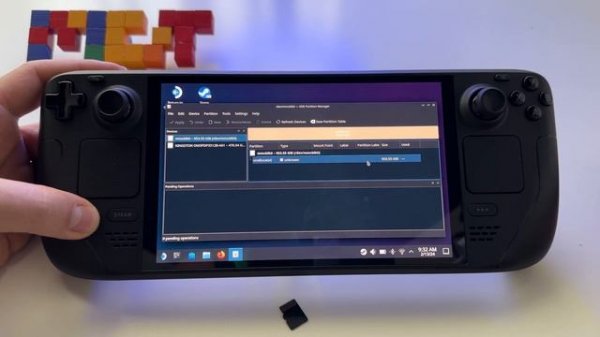 SDcard Ext4 format to NTFS or Fat32 using Steam Deck Oled
