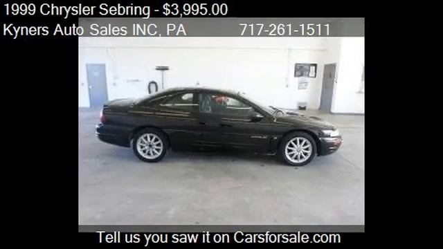 1999 Chrysler Sebring LXi for sale in Chambersburg, PA 17202 смотреть онлайн