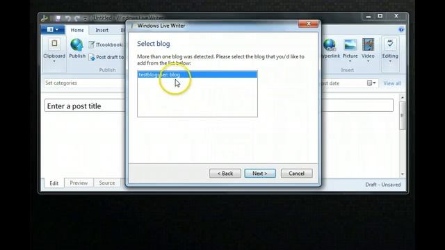 Setting up Windows Live Writer for use with ITcookbook смотреть онлайн