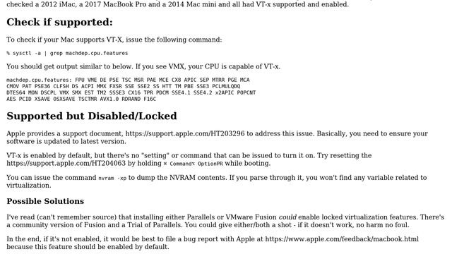 Apple: How do I enable Intel Virtualization in a MacBook Pro? (2 Solutions!!) смотреть онлайн