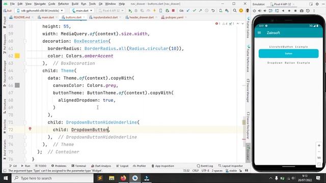 #3 Flutter Dropdown Button | Flutter Tutorials | Material Components Widgets смотреть онлайн