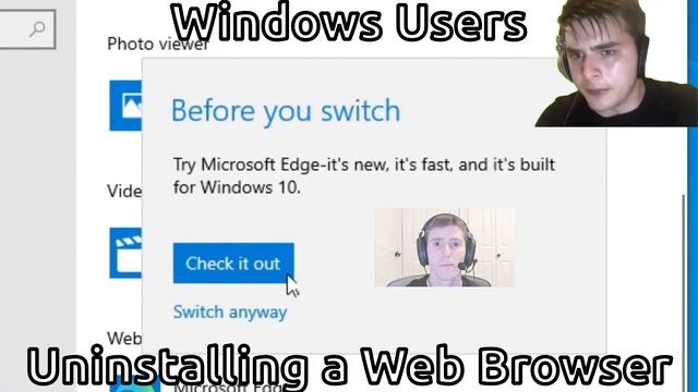 Windows Users Uninstalling a Web Browser смотреть онлайн