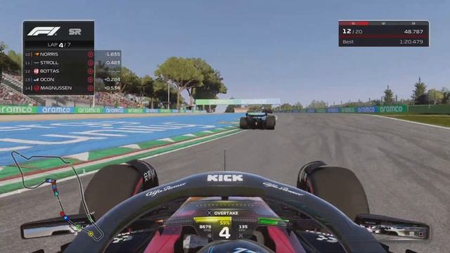 F1 23 | Imola | Alfa Romeo C43 | Bottas | Onboard | Sprint Race смотреть онлайн