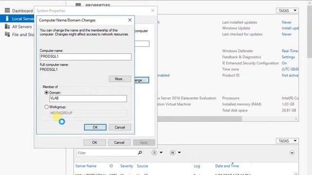 Join Server to Windows Active Directory смотреть онлайн