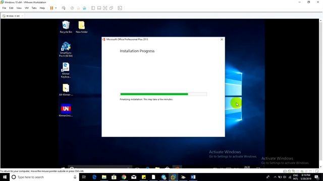 ការដំឡើង Microsoft Office 2013 នៅក្នុង Windows 10, How to install Microsoft Office 2013 смотреть онлайн
