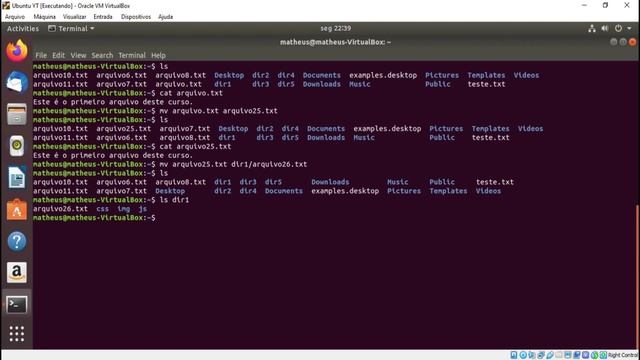 Curso de Linux #14: Movendo arquivos e diretórios (comando mv) смотреть онлайн