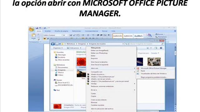 PASOS PARA EDITAR IMAGENES EN MICROSOFT OFFICE PICTURE MANAGER смотреть онлайн
