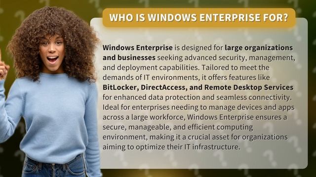 Who is Windows Enterprise for? смотреть онлайн
