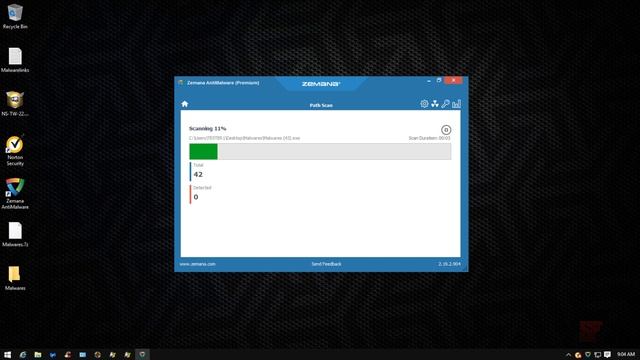 Norton Security + Zemana AntiMalware Prevention and detection test смотреть онлайн