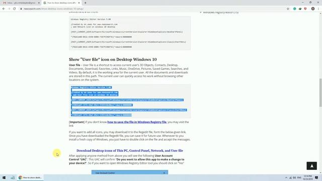 How to show desktop icons after Windows 10 setup смотреть онлайн