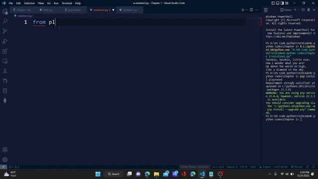 Practice Set 1/python tutorial for beginner/TechCode4U/Lecture 3 смотреть онлайн