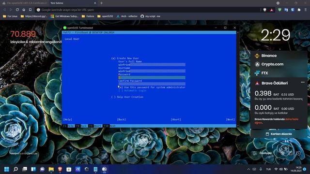 Windows 11 WSL2/WSLg openSUSE Tumbleweed yükleme смотреть онлайн