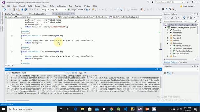 06b - Error Fixed in Delete Product - Inventory System Project in ASP.NET MVC 5 in Urdu/Hindi смотреть онлайн