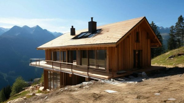 Cемья строит удивительный горный дом за 30 Месяцев | От начала до конца