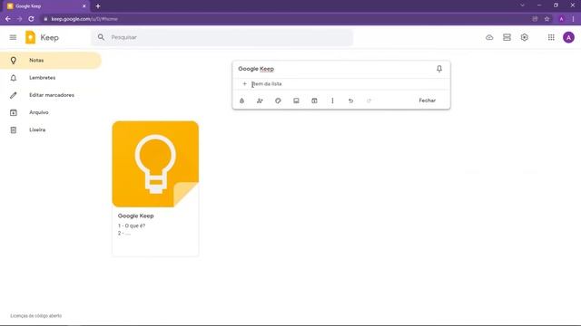 NÃO PERCA suas melhores ideias! | GOOGLE KEEP смотреть онлайн