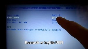 Legacy vs UEFI w Windows 10 - dysk HDD